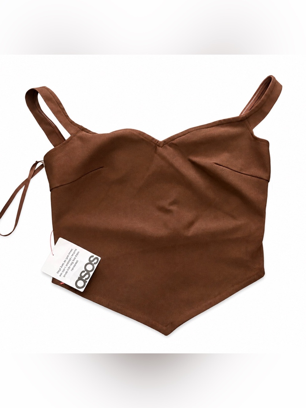 ASOS Rust Brown Slim Cami Top